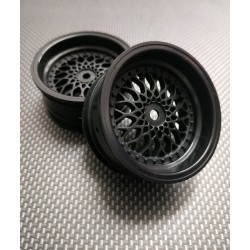 2 LLANTAS 1/10RC BBS BLACK (+6)