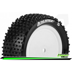 LOUISE RC - E-HORNET - 1-10 Buggy Tire Set - Mounted - Soft- Hex 12mm - 4WD - Rear 