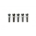 TAMIYA 5X8MM ALUMINUM HEX HEAD BALL CONECTOR (FLUORINE COATED)