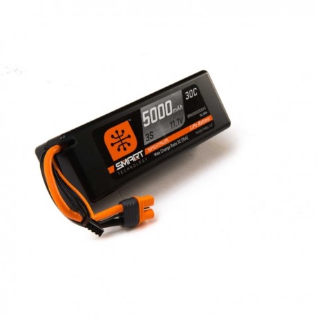SPEKTRUM SMART LIPO 11.1V 5000MAH  30C HARDCASE IC3