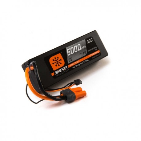 SPEKTRUM SMART LIPO 7.4V 5000MAH 30C HARDCASE IC5