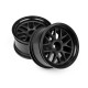 HPI BBS SPOKE WHEEL 48X31MM BLACK (9MM OFFSET/2PCS)