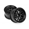 HPI BBS SPOKE WHEEL 48X31MM BLACK (9MM OFFSET/2PCS)