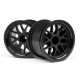 HPI BBS SPOKE WHEEL 48X34MM BLACK (14MM OFFSET/2PCS)