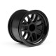 HPI BBS SPOKE WHEEL 48X34MM BLACK (14MM OFFSET/2PCS)