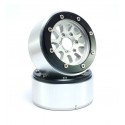 METSAFIL BEADLOCK WHEELS PT-GEAR SILVER/BLACK 1.9