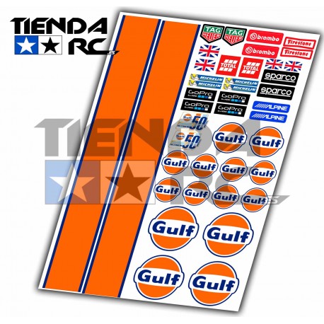 GULF DECAL SET