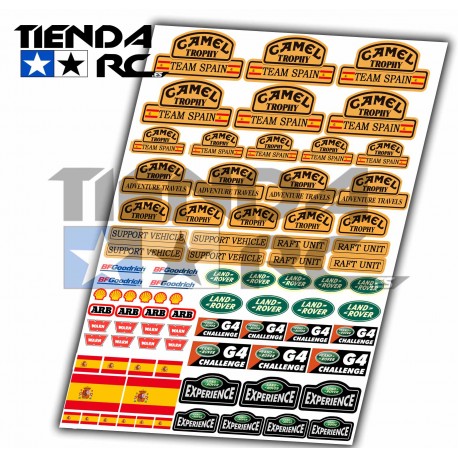 CAMEL TROPHY "TEAM SPAIN" DECAL SET