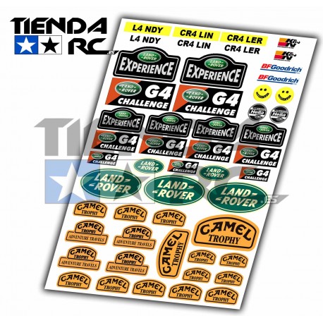 CAMEL TROPHY DECAL SET