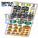 CAMEL TROPHY DECAL SET