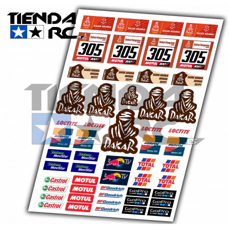 DAKAR DECAL SET