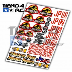 JURASSIC PARK DECAL SET