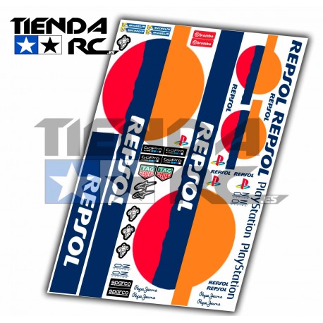 REPSOL DECAL SET