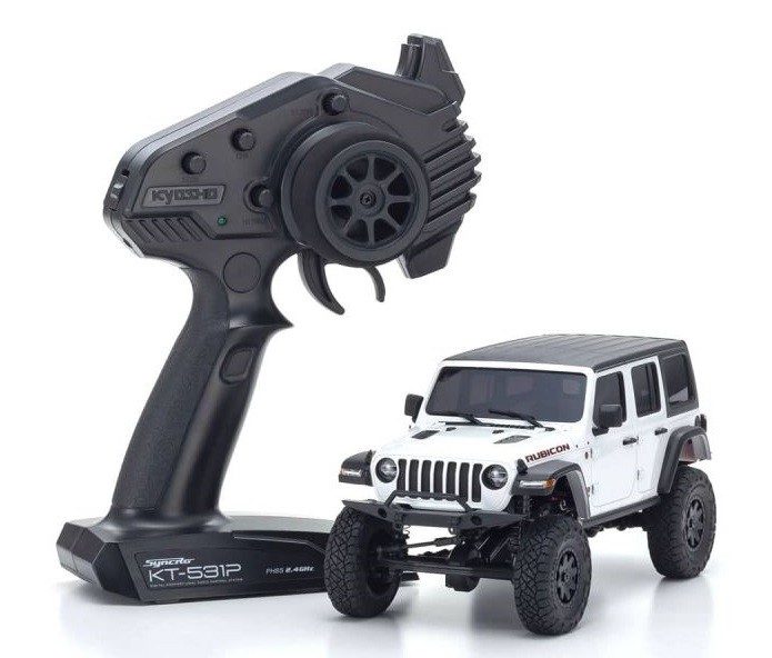 ホビーラジコン KYOSHO Mini-Z 4x4 Jeep Wrangler Rubicon KYOSHO MINI-Z 4x4 JeepⓇ Wrangler Unlimited Rubicon Bright White