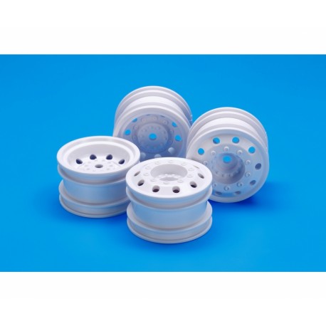 TAMIYA ON ROAD RACING TRUCK WHEEL (WHITE)