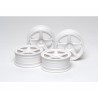 LLANTAS TAMIYA MEDIUM-NARROW  WHITE 5-SPOKE 
