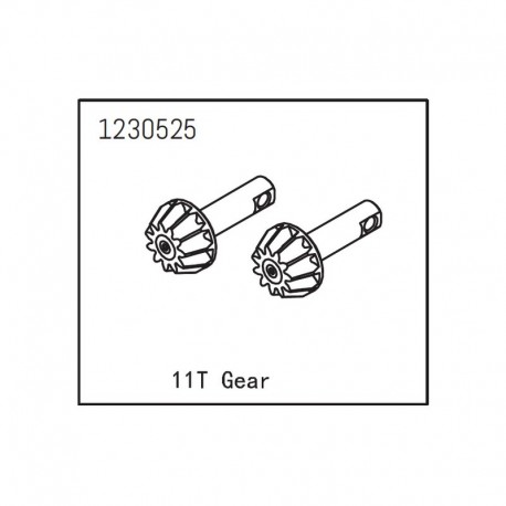 ABSIMA DIFFERENTIAL GEAR 11T