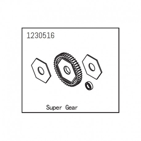 ABSIMA MAIN GEAR WITH SLIPPER PADS