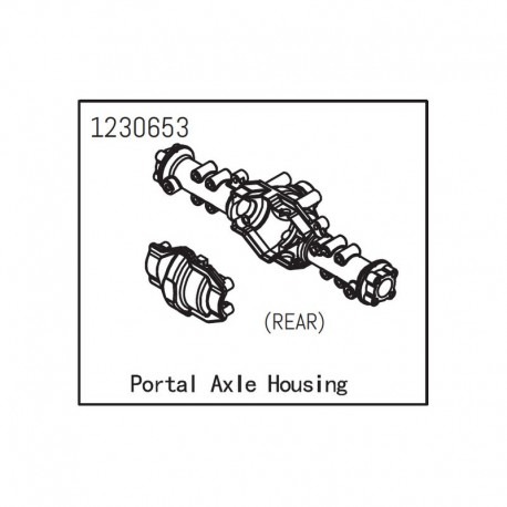 ABSIMA SHERPA REAR PORTAL AXLE HOUSING