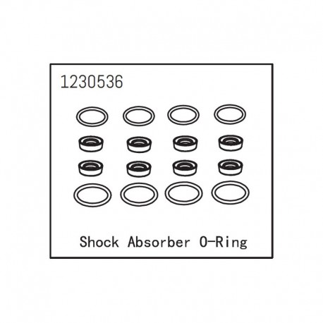 ABSIMA SHOCK ABSORBER O-RING SET