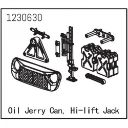 ABSIMA SHERPA GRILL, OIL JERRY CAN AND HIGH LIFT JACK