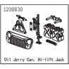 ABSIMA SHERPA GRILL, OIL JERRY CAN AND HIGH LIFT JACK