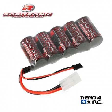 ROBITRONIC EP NIMH 5CELL 3600MAH SUB-C FOR RX 1/5
