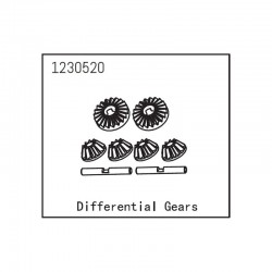 ABSIMA SHERPA DIFFERENTIAL GEAR SET