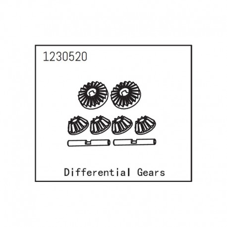 ABSIMA SHERPA DIFFERENTIAL GEAR SET
