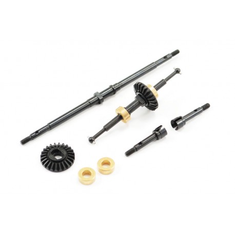 FTX OUTBACK MINI FRONT & REAR DRIVESHAFT W/MAIN GEAR (2PC)