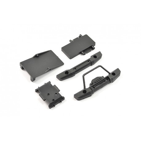FTX MINI OUTBACK 2.0 FR/RR BUMPERS & ELECTRONICS MOUNTS