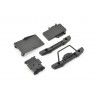 FTX MINI OUTBACK 2.0 FR/RR BUMPERS & ELECTRONICS MOUNTS