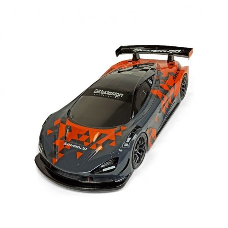 BITTY DESIGN SEVEN 20 1/10GT 190MM CLEAR BODY