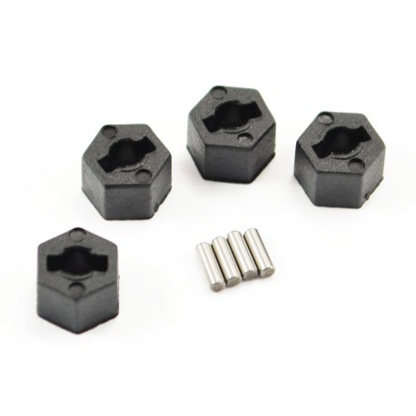 FTX OUTBACK MINI WHEEL HEX SET W/PINS