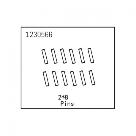 ABSIMA PINS 2X8