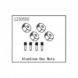 ABSIMA ALUMINUM HEX NUTS