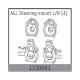 ABSIMA ALU. STEERING MOUNT L/R