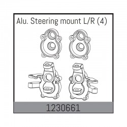 ABSIMA ALU. STEERING MOUNT L/R