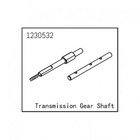ABSIMA TRANSMISSION GEAR SHAFT