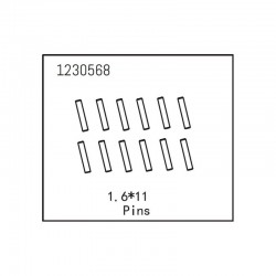 ABSIMA PINS 1.6X11