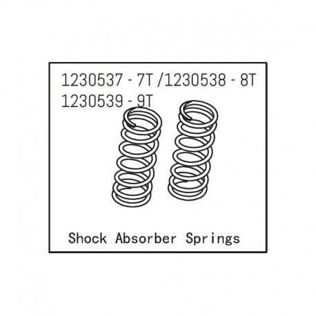 ABSIMA SHOCK ABSORBER SPRINGS 8T