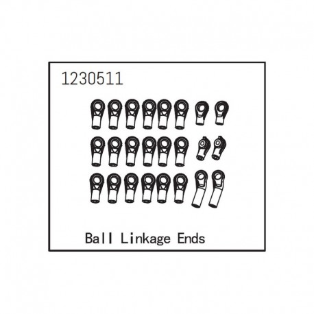 ABSIMA BALL LINKAGE END SET