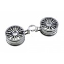  TAMIYA 16 SPOKE ONE PIECE WHEELS (GREY)