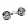 LLANTAS TAMIYA 16 SPOKE ONE PIECE WHEELS (GREY)