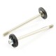 FRONT SHOCK SHAFT & PISTON SET