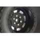 RGT 2.2 INCH PREGLUE TIRE & WHEEL SET ( BLACK ) (2PCS.) 18000