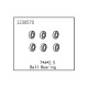 ABSIMA BALL BEARING 7X4X2.5