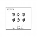 ABSIMA BALL BEARING 7X4X2.5