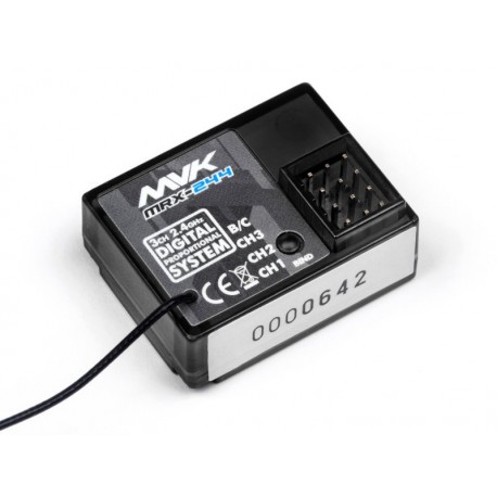 MRX-244 MAVERICK 2.4GHZ 3CH RECEIVER WITH BUILT IN FAILSAFE