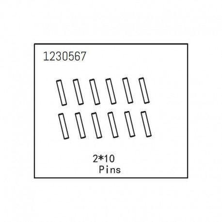 ABSIMA PINS 2X10